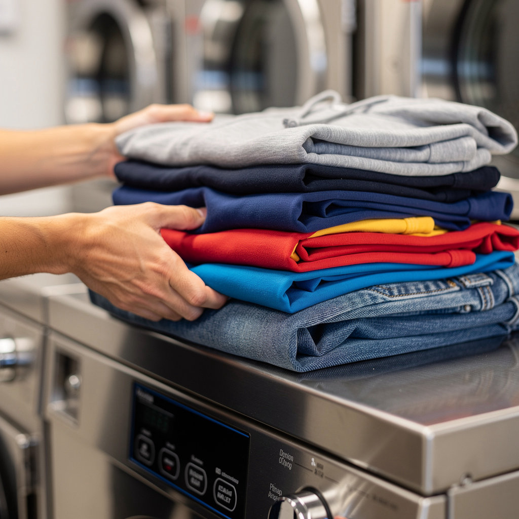 Clean and well-maintained washing machines at Gutierrez Coin Laundry on Genesee Ave, San Diego